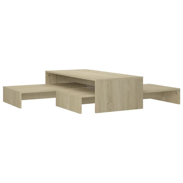 vidaXL Nesting Coffee Table Set Sonoma oak Engineered wood