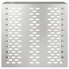 vidaXL Air Conditioner Cover Silver 110 x 50 x 105 cm Stainless steel