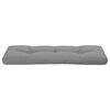 vidaXL Pallet Cushion Grey Fabric (100% polyester) Large