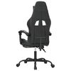 vidaXL Gaming Chair with Footrest Black and Camouflage Faux Leather