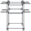 vidaXL Laundry Drying Rack 42.1"x42.1"x47.2" Aluminum