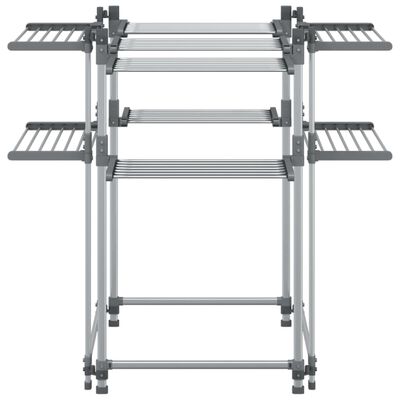 vidaXL Laundry Drying Rack 42.1"x42.1"x47.2" Aluminum