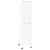 vidaXL Locker Cabinet White Steel Medium Locker Cabinet Rectangular