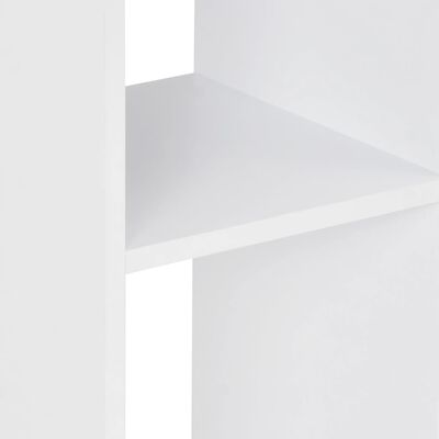 vidaXL Bar Table White 23.6"x23.6"x43.3"