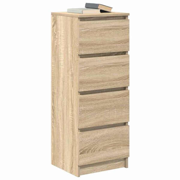 vidaXL Sideboard Sonoma Oak Engineered wood Medium Sideboard