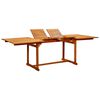 vidaXL Garden Table Natural Wood Solid Acacia Wood