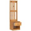 vidaXL Hall Tree Acacia wood look Solid Pine wood, Engineered wood Medium