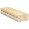 vidaXL Bed Slat Natural Wood Solid Pine Wood Single Rollable Bed Slat