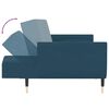 vidaXL Sofa Bed Dark Grey Velvet (100% polyester), wood, metal, foam