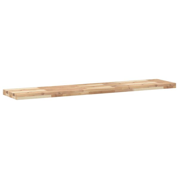 vidaXL Floating Shelf Set of 3 Natural wood Solid acacia wood (untreated)