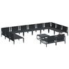 vidaXL Garden Sofa Set Anthracite Steel