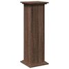 vidaXL Display Stand Brown Oak Engineered Wood Display Stand Square
