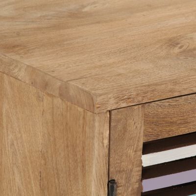 vidaXL Sideboard 59.1"x11.8"x29.5" Solid Mango Wood