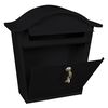 V-Part Mailbox Black Powder-coated galvanized steel Medium Locks