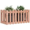vidaXL Garden Raised Bed Natural Wood Solid Douglas Fir Wood Large