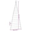 vidaXL&nbsp;Hanging Christmas Tree with Top Star 39.4x82.7" Natural Branch