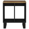 vidaXL Side Table Honey Brown, Black