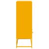 vidaXL Highboard Mustard Yellow Cold-rolled Steel