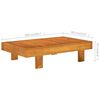 vidaXL Wooden Lounge Set Cream White