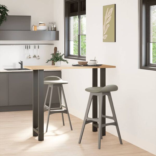 vidaXL Coffee Table Leg Set of 2 Anthracite Powder-Coated Steel