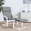 vidaXL Relaxing Chair Dark grey and white