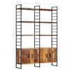vidaXL Bookcase Reclaimed wood tones