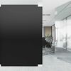 vidaXL Window Film Set of 3 Frosted Black PVC