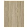 vidaXL File Cabinet Sonoma Oak 23.6"x12.6"x30.5" Engineered Wood