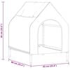 vidaXL Dog House Light Grey