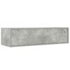 vidaXL TV Cabinet Concrete Gray Engineered Wood Medium TV Cabinet