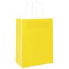 vidaXL Paper Bags 50 pcs with Handles Yellow 21x11x28 cm