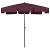 vidaXL Beach Parasol Bordeaux red Polyester