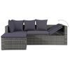 vidaXL Garden Lounge Set Dark Grey