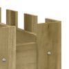 vidaXL Garden Raised Bed Wood Impregnated Pine Wood Medium Durable