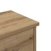 vidaXL Wall Cabinet Artisian Oak 34.6x10.2x7.3" Engineered Wood