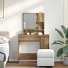 vidaXL Dressing Table Artisan Oak Engineered wood Medium Dressing Table