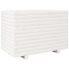 vidaXL Garden Planter White Solid Pine Wood Medium Garden Planter
