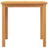 vidaXL Garden Dining Set Natural Teak Solid Teak Wood Medium Stackable