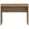 vidaXL Desk Artisan Oak 39.37 x 15.75 x 29.92 in