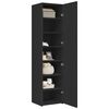 vidaXL Highboard Black 17.7"x16.7"x72.8" Engineered Wood
