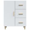 vidaXL Sideboard High Gloss White Engineered Wood Standard Sideboard