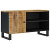 vidaXL TV Cabinet Mango Wood Natural Finish Solid Mango Wood Medium