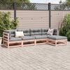 vidaXL Garden Sofa Set Reddish Brown Solid Douglas Fir wood 5 Piece Set