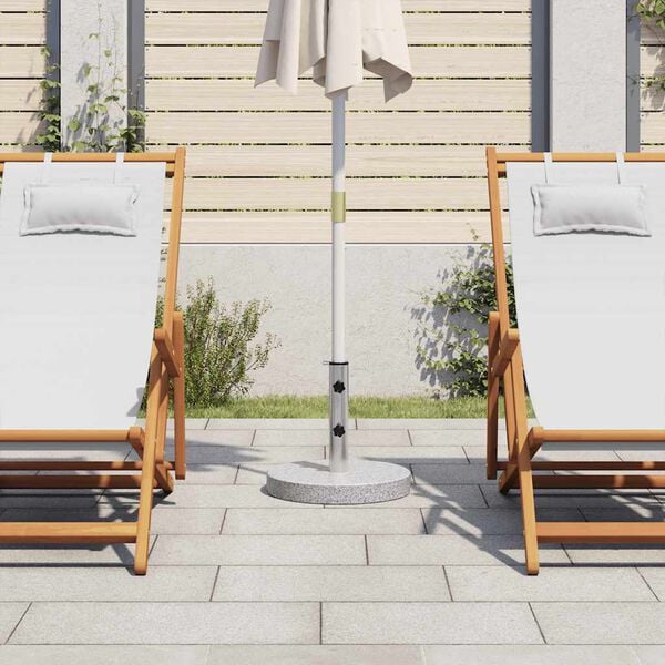 vidaXL Parasol Base Granite Medium Heavy Weight Endurance Parasol Base