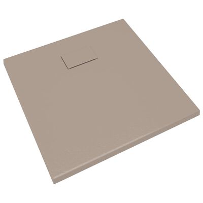 vidaXL Shower Base Tray SMC Brown 31.5"x31.5"