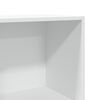vidaXL Bookcase White Engineered wood 15.7 x 11.8 x 44.9 in Bookcase