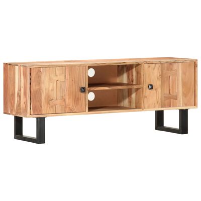 vidaXL TV Stand 46.5"x11.8"x17.7" Solid Wood Acacia