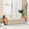 vidaXL Garden Sofa Set Beige