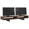 vidaXL Monitor Stand Brown Oak 39.4x10.6x5.9" Engineered Wood
