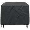 vidaXL Furniture Cover Plain Black 39.37 x 39.37 x 27.56 in 420D